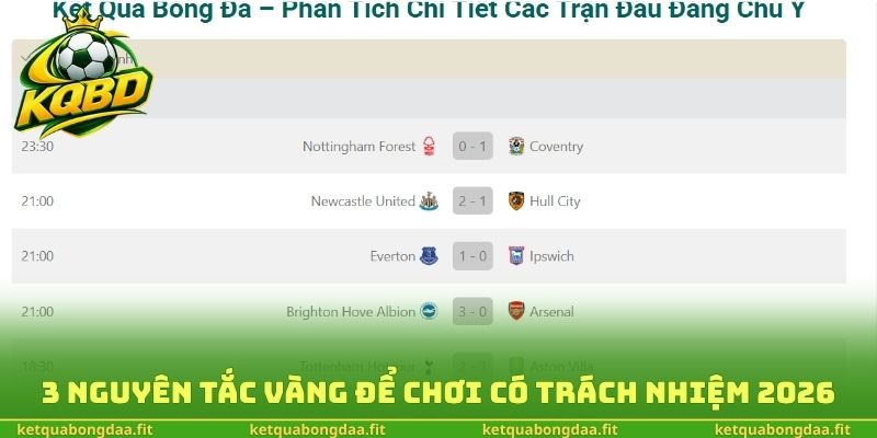 3 Nguyên tắc vàng để chơi có trách nhiệm 2026