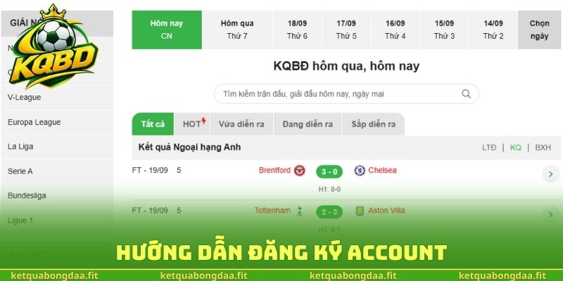 Hướng dẫn đăng ký account